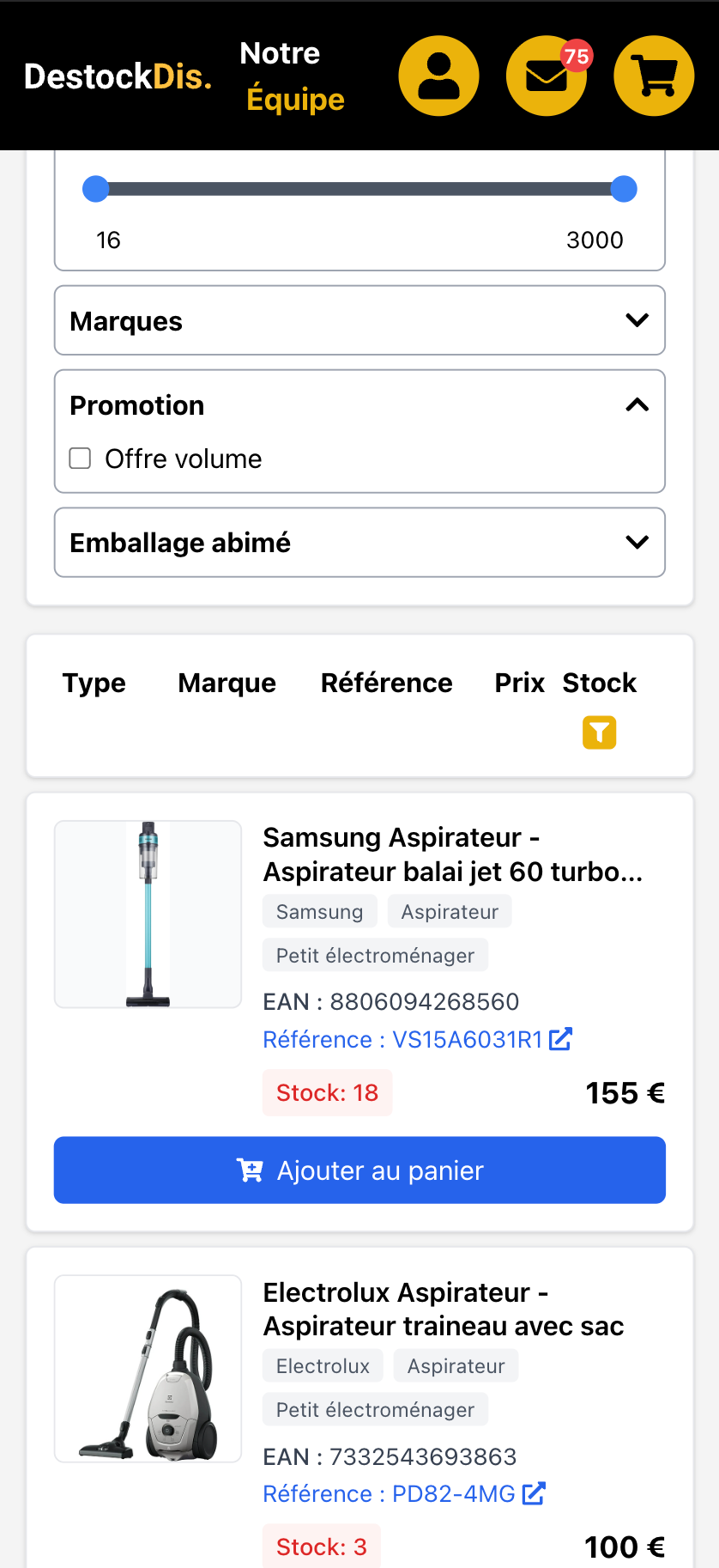 Aperçu d'un projet signé TheHumanCoder